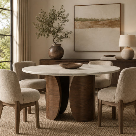 Modern European furniture - Stone Top Dining Table - www.oroa.com