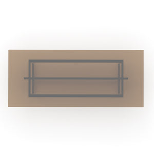   Smoked Bronze Glass Dining Table | Oroa.com