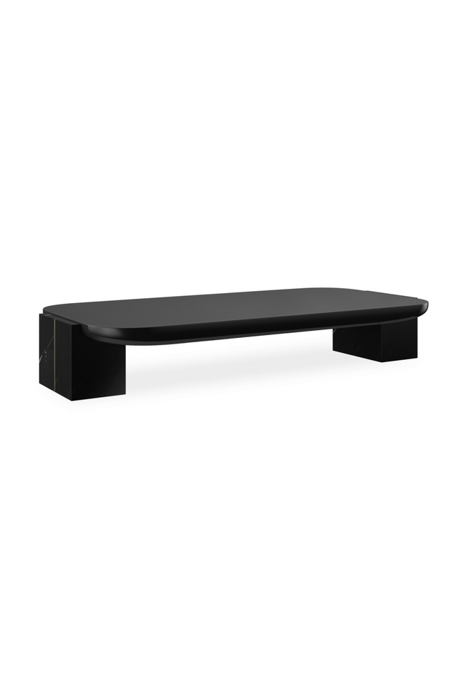 Black Rectangular Coffee Table | Caracole Overlap | Oroa.com