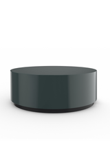 Taupe Silver Round Coffee Table | Caracole Coffee Couture | Oroa.com