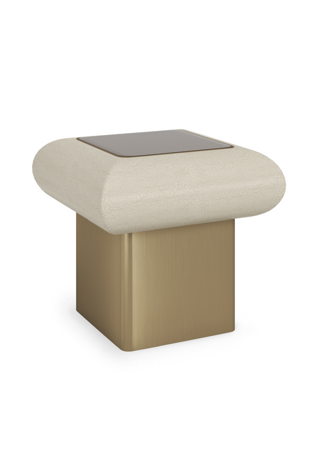 Ivory Square Side Table | Caracole Seta | Oroa.com