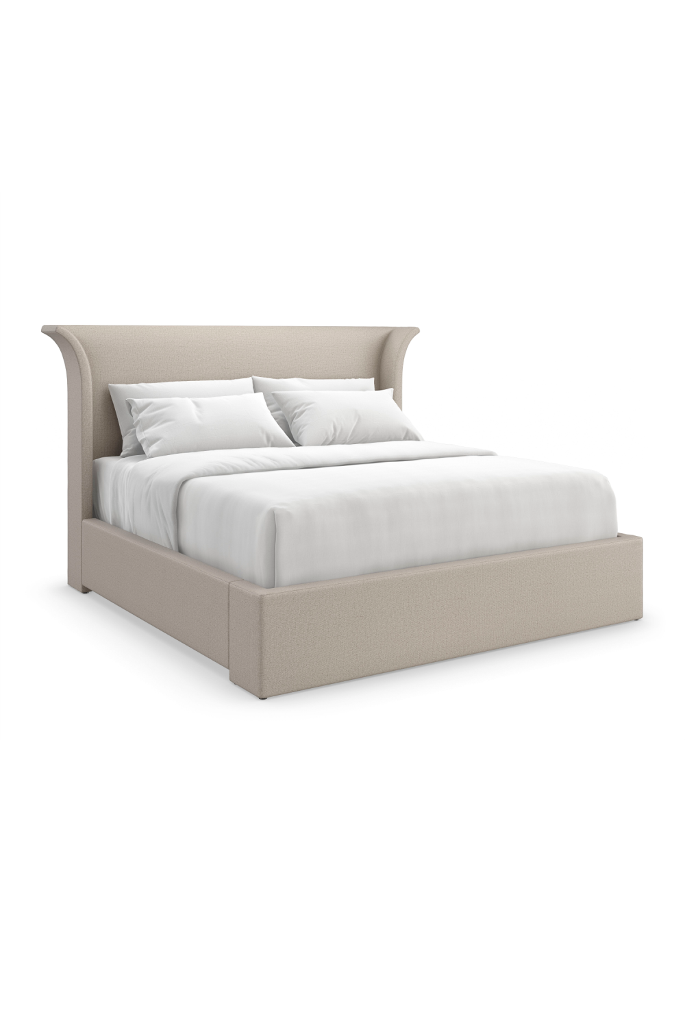 Flared Headboard Bed | Caracole Beauty Sleep | Oroa.com
