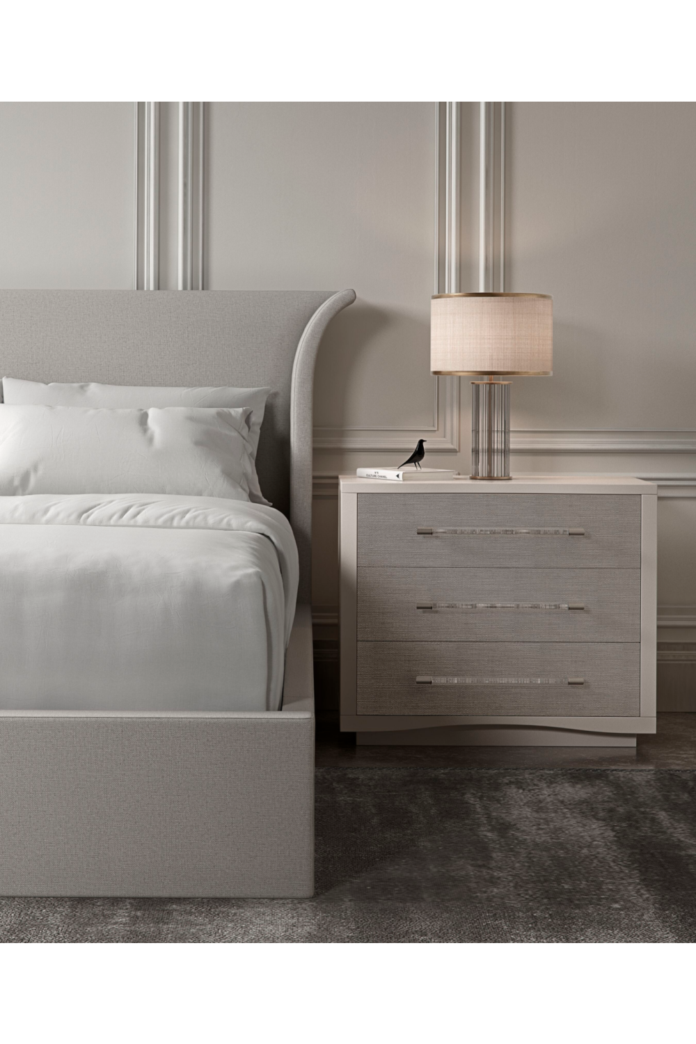 Flared Headboard Bed | Caracole Beauty Sleep | Oroa.com