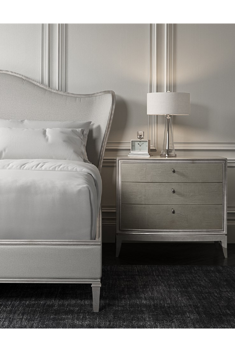 Camelback Upholstered King Bed | Caracole Bedtime Beauty | Oroa.com