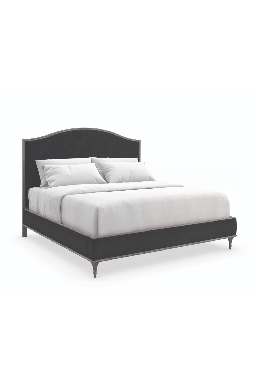 Camelback Platform King Bed | Caracole Fontainebleau | Oroa.com