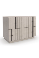 Oak Veneer Modern Nightstand | Caracole Clancy | Oroa.com