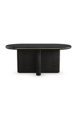Oval Black Dining Table | Caracole Monty | Oroa.com