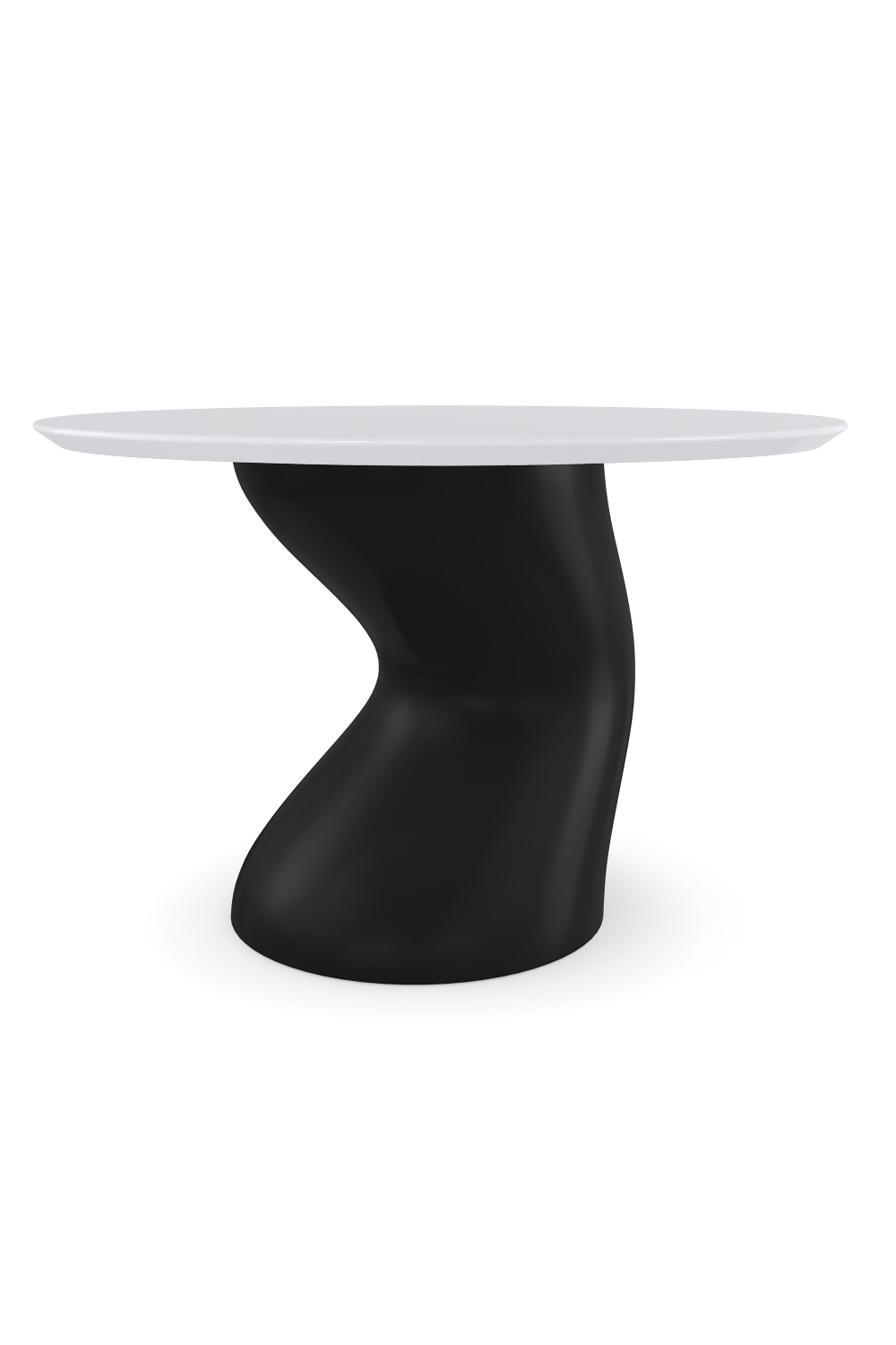 Wavy Black Base Dining Table | Caracole Jose | Oroa.com