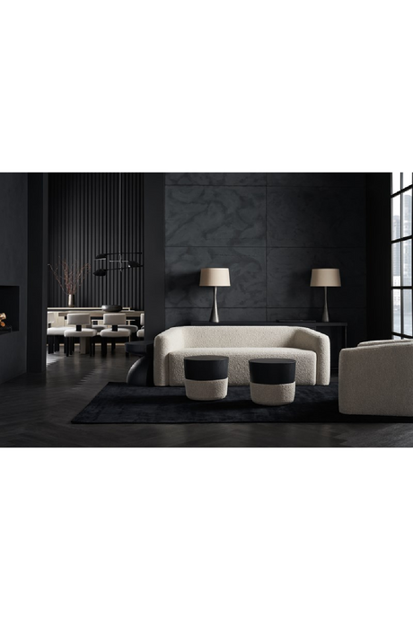 White Linen Modern Dining Chair | Caracole Perry | Oroa.com