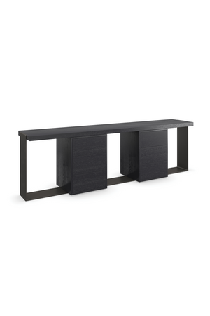 Black 6-Drawer Media Unit | Caracole Gabby | Oroa.com