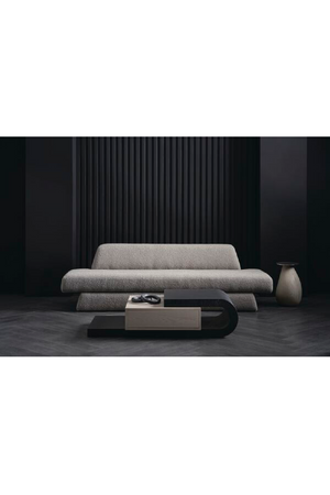 Gray Geometric Sofa | Caracole Nova