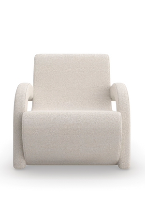   White Boucle Accent Chair | Oroa.com