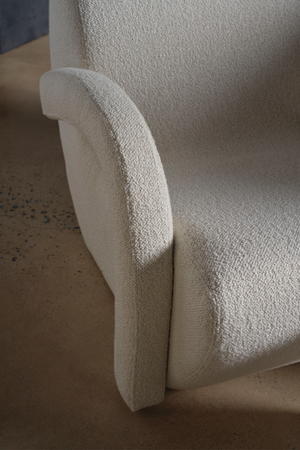  White Boucle Accent Chair | Oroa.com