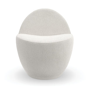   White Boucle Accent Chair | Oroa.com