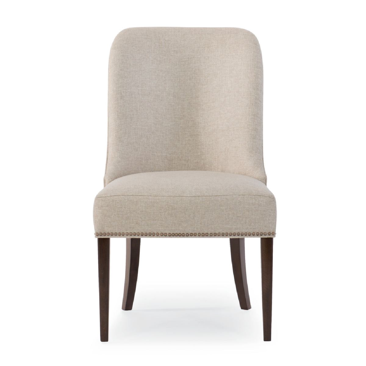 Cream Upholstered Side Chairs (2) | Caracole Streamline