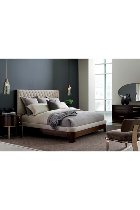 Semi-Circular Nightstand | Caracole Moderne | Oroa.com