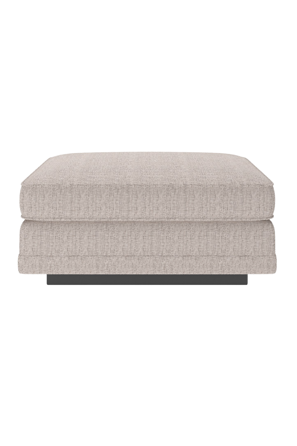 Beige Woven Ottoman | Caracole Fusion | Oroa.com