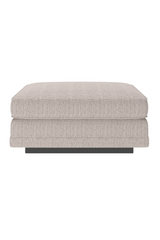 Beige Woven Ottoman | Caracole Fusion | Oroa.com