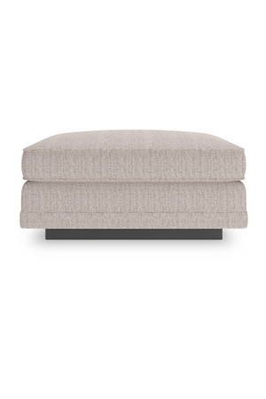 Beige Woven Ottoman | Caracole Fusion | Oroa.com