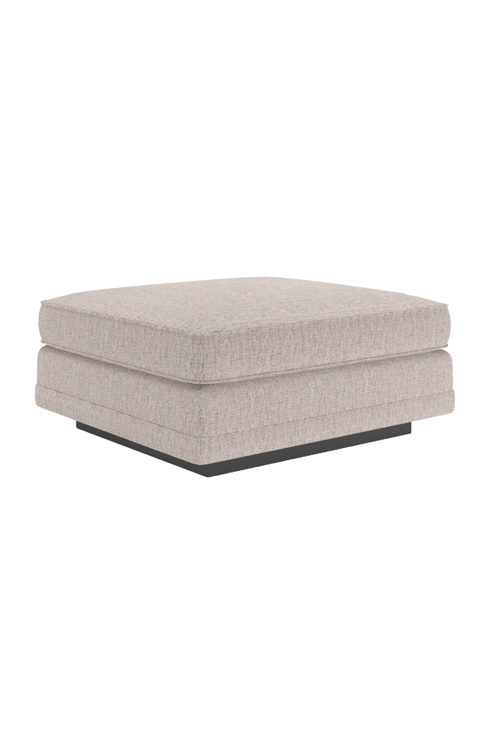 Beige Woven Ottoman | Caracole Fusion | Oroa.com
