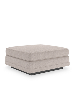 Beige Woven Ottoman | Caracole Fusion | Oroa.com