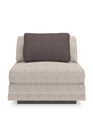 Beige Armless Chair | Caracole Fusion | Oroa.com