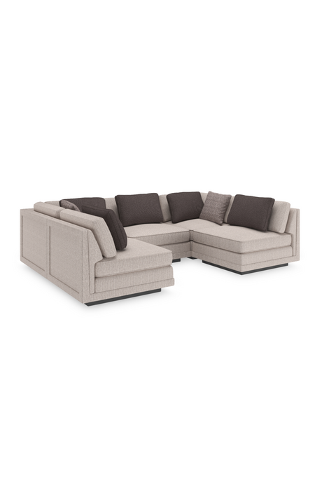 Beige Armless Chair | Caracole Fusion | Oroa.com