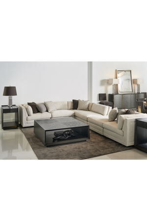 Beige Armless Chair | Caracole Fusion | Oroa.com