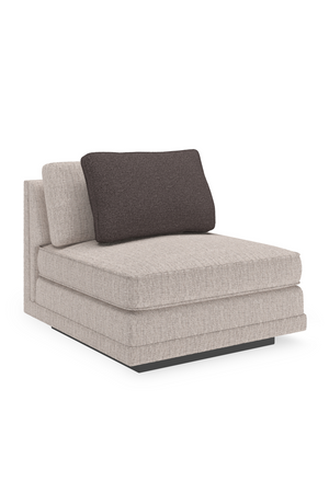 Beige Armless Chair | Caracole Fusion | Oroa.com