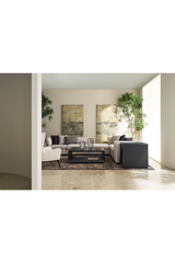 Beige Armless Chair | Caracole Fusion | Oroa.com