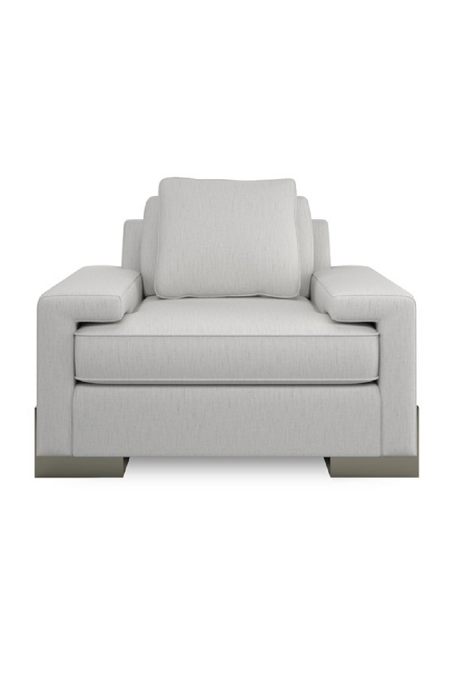 Gray Shelf-Arm Lounge Chair | Caracole I'm Shelf-Ish | Oroa.com