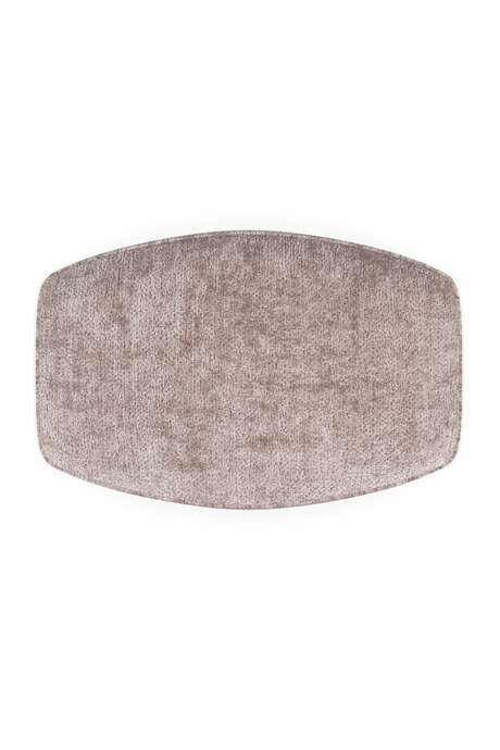 Gray Velvet Ottoman | Caracole Small Wonder | Oroa.com