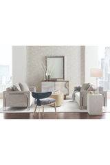 Crescent Back Accent Chair | Caracole Half Moon | Oroa.com