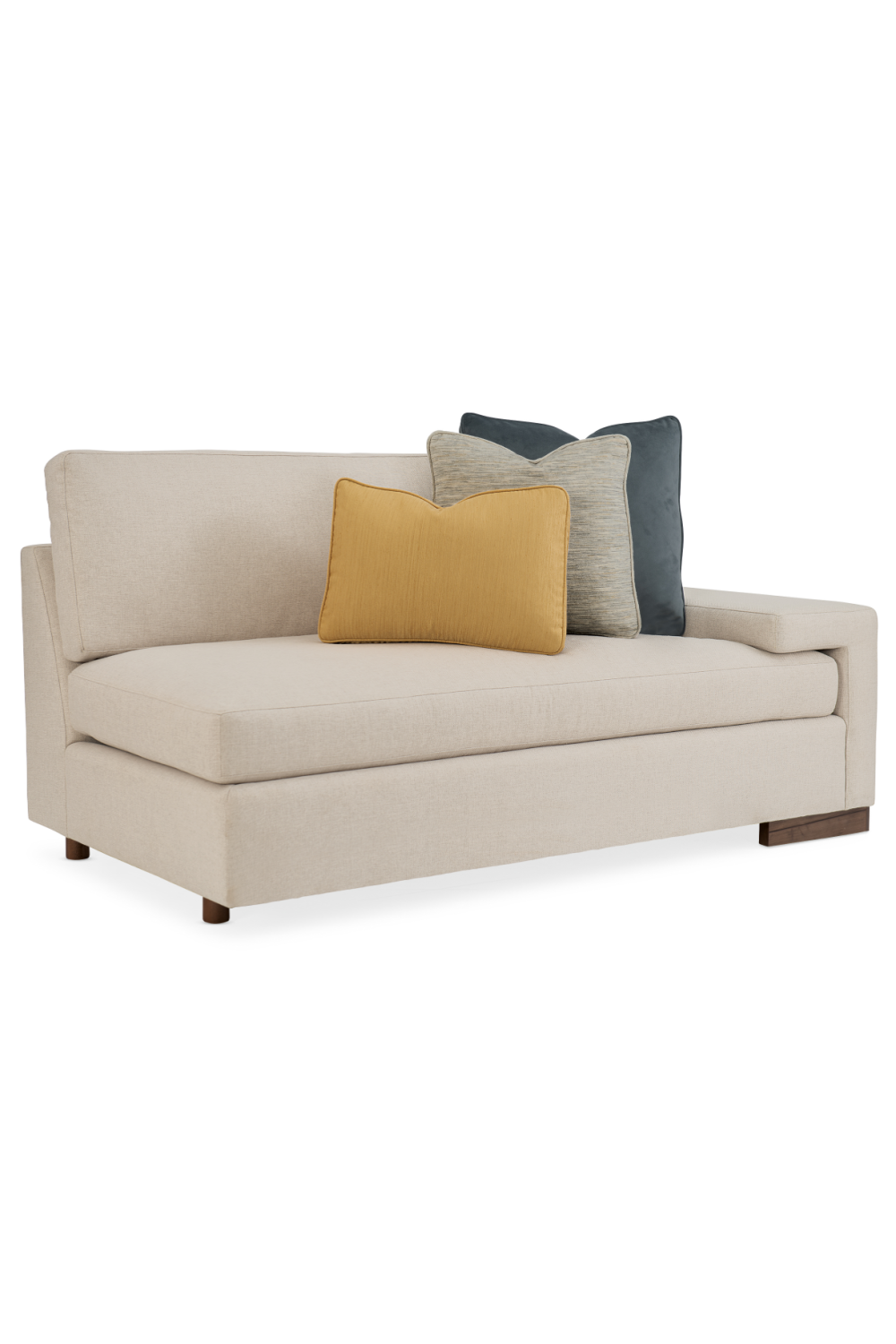 Neutral-Toned Sectional Sofa | Caracole I'm Shelf-Ish