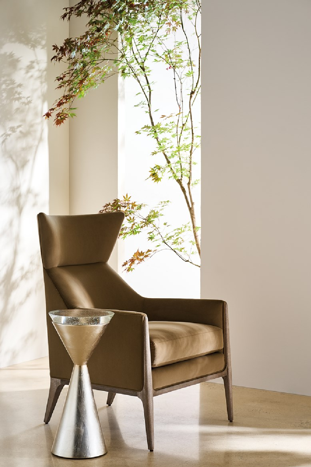 Modern Wingback Occasional Chair | Caracole Boundless | Oroatrade.com