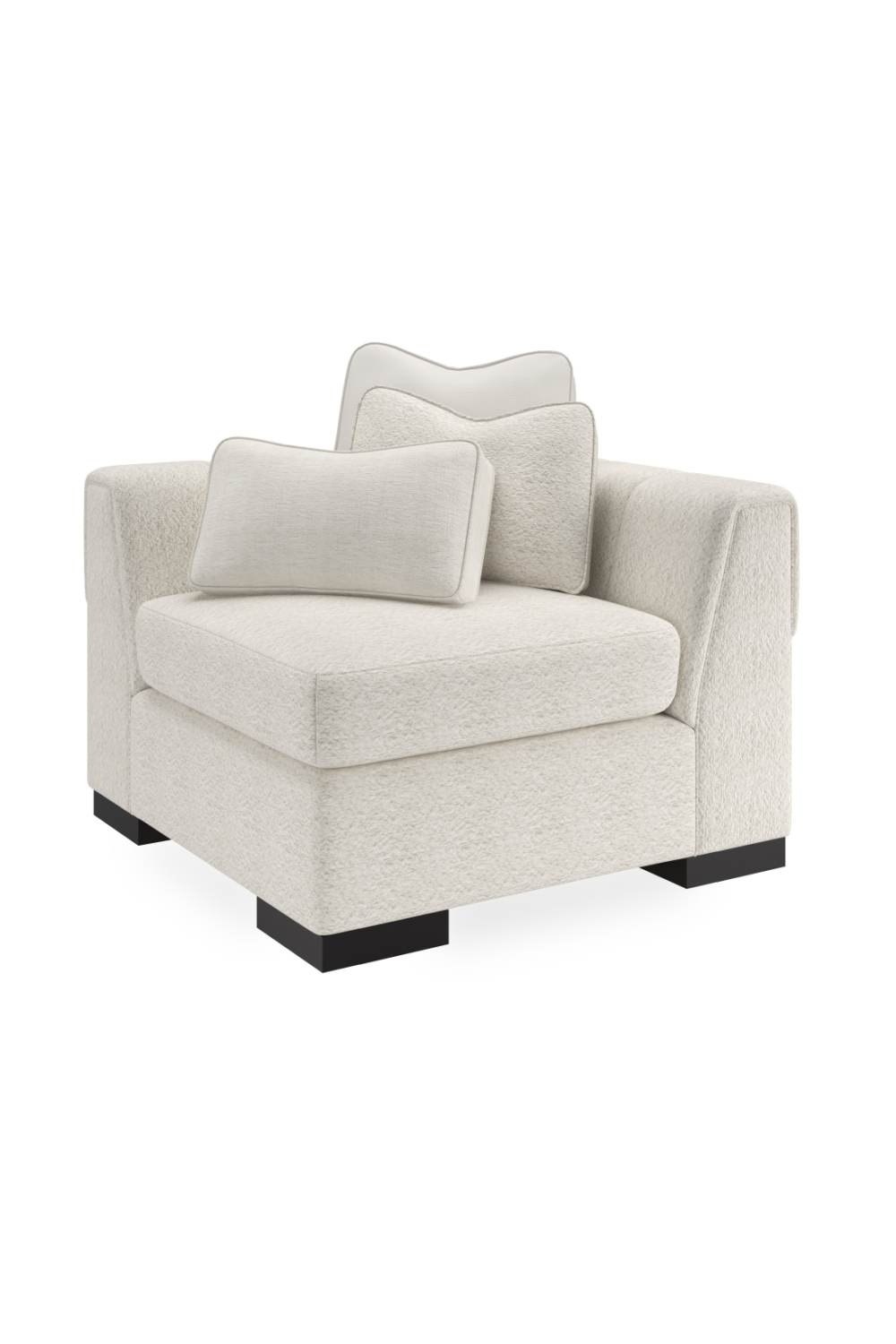 White Modern Sectional Sofa | Caracole Edge | Oroa.com