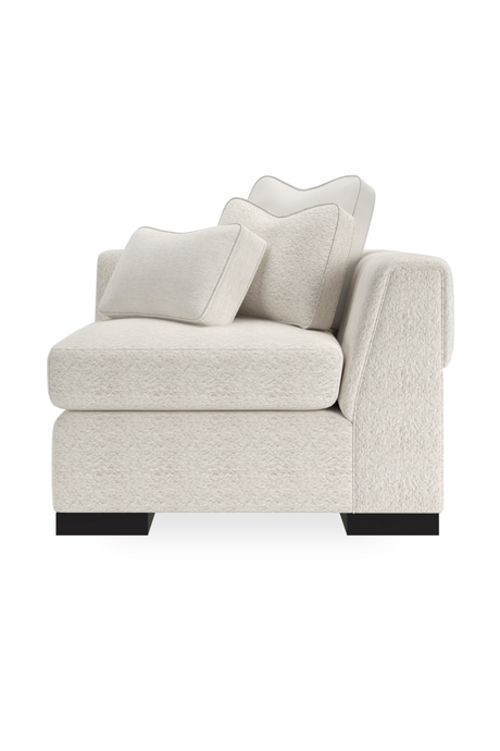 White Modern Sectional Sofa | Caracole Edge | Oroa.com