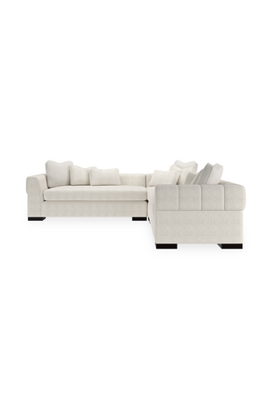 White Modern Sectional Sofa | Caracole Edge | Oroa.com