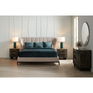   Beige Quilted Bed | Oroa.com