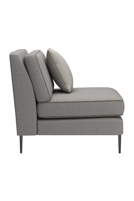 Gray Wool Blend Modular Chair | Caracole Remix | Oroa.com
