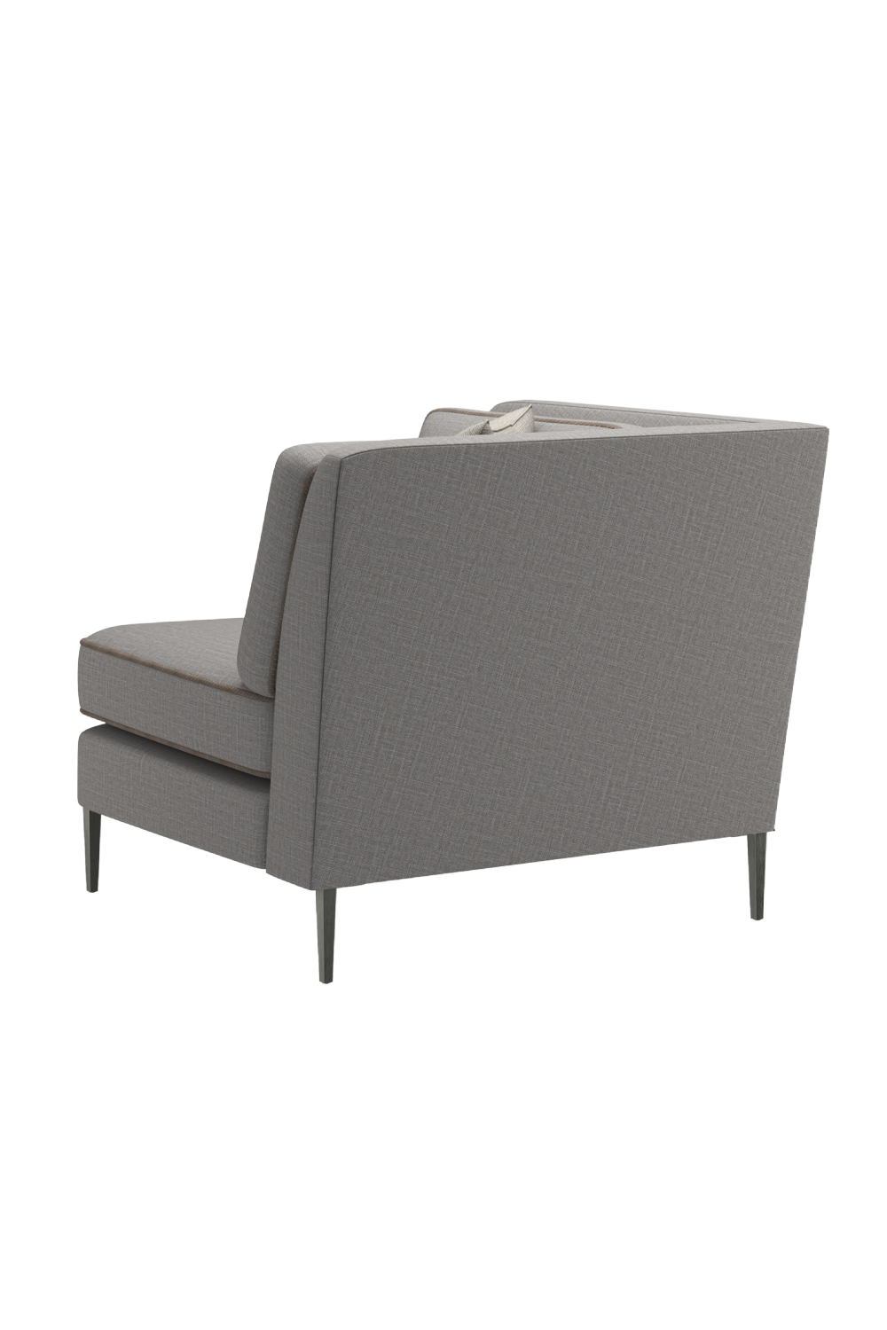Gray Wool Blend Modular Chair | Caracole Remix | Oroa.com
