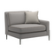 Gray Wool Blend Modular Chair | Caracole Remix | Oroa.com