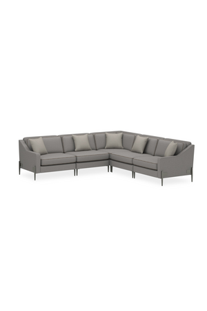 Gray Wool Blend Modular Chair | Caracole Remix | Oroa.com