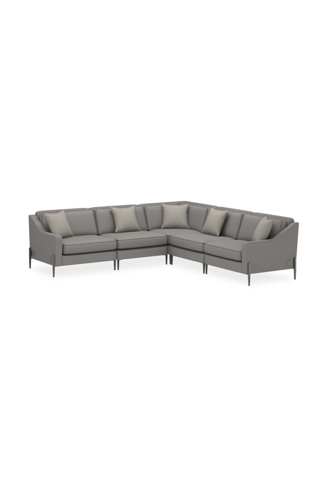 Gray Wool Blend Modular Chair | Caracole Remix | Oroa.com
