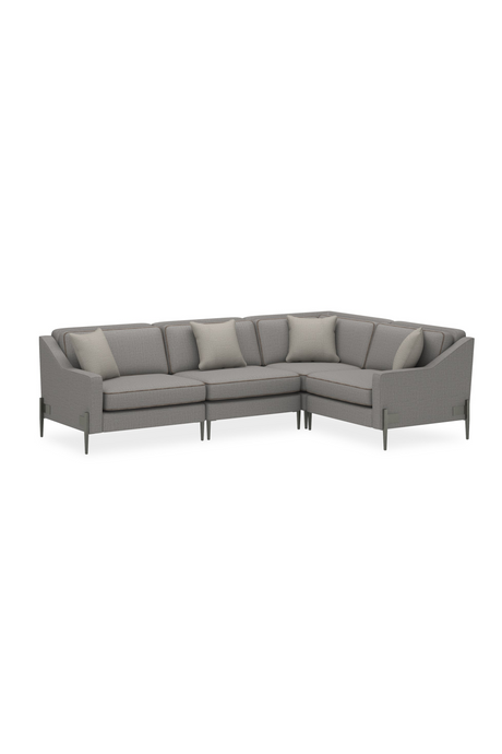 Gray Wool Blend Modular Chair | Caracole Remix | Oroa.com