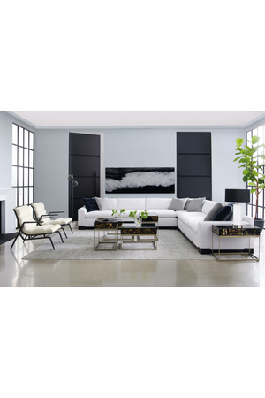 White Modern Modular Sofa | Caracole Refresh