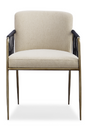 Black Cord Detail Dining Armchair | Caracole Remix | Oroa.com