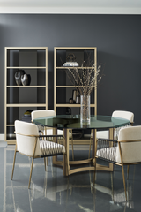 Black Cord Detail Dining Armchair | Caracole Remix | Oroa.com