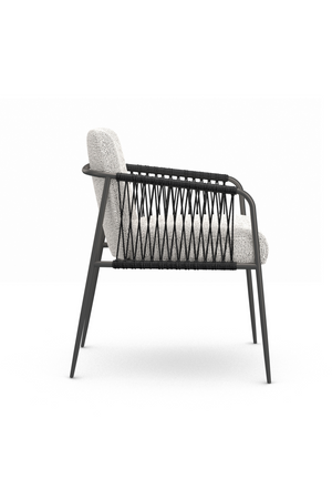 Woven Black Cord Dining Chair | Caracole Remix | Oroa.com