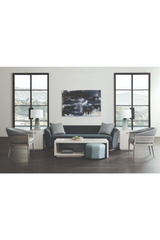 Dark Blue Modern Sofa | Caracole Expressions | Oroa.com